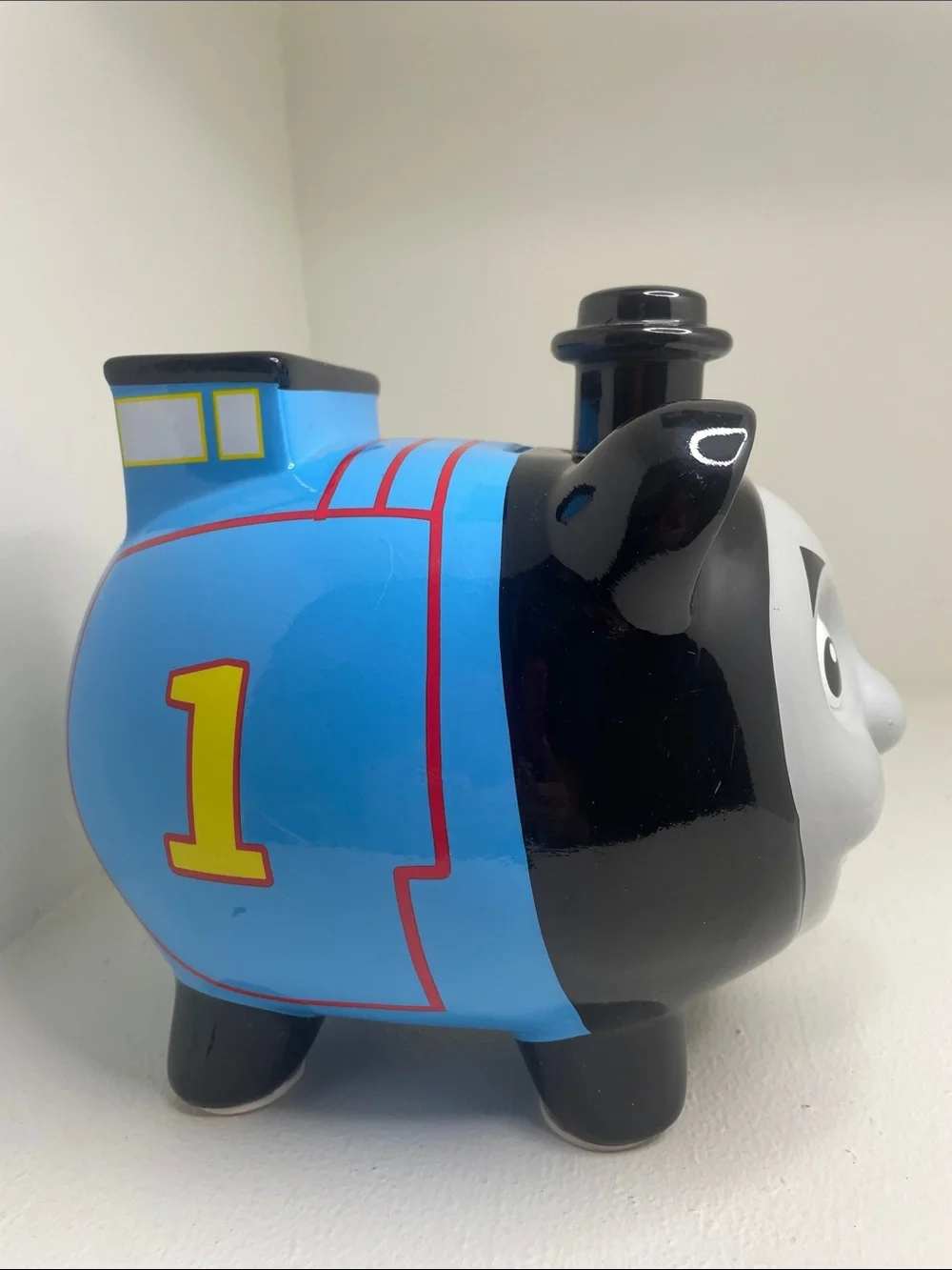 Fab Star Point Thomas the Train ceramic Coin Bank